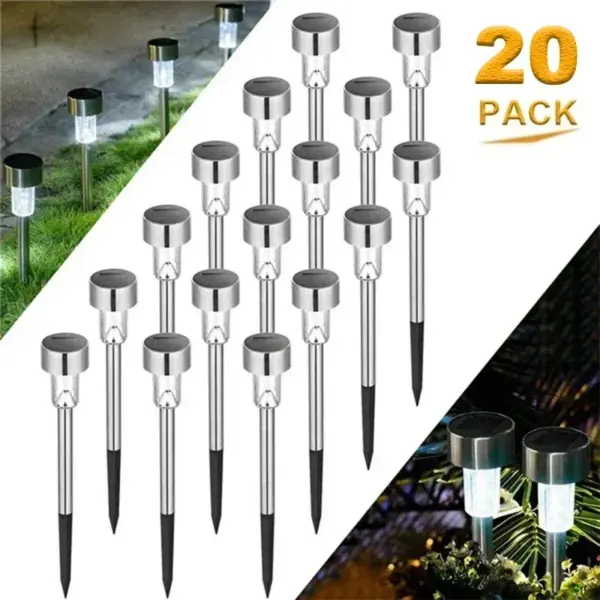 Outdoor Solar Landscape Lawn Lights Garden Lights Waterproof Decoration Lights for Pathways Patio Yards Lawns Walkways