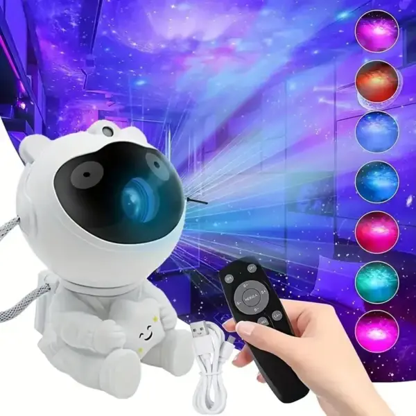 Astronaut LED Star Projector Night Lights Galaxy Projectors with Remote Control Lamp for Bedroom Decor Kids Gift Starry Sky Lamp